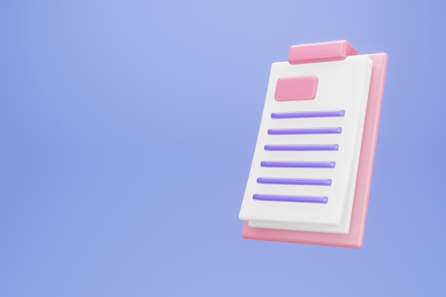 Research document concept Searching image and video files in database Document management soft document flow app compound docs concept Electronic database of files 3d rendering
