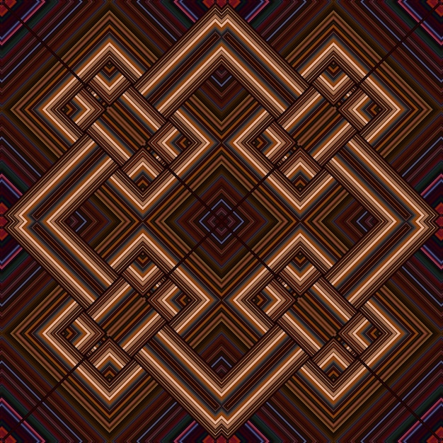 Saumaton viivakuvio, kaleidoskooppikuvio
