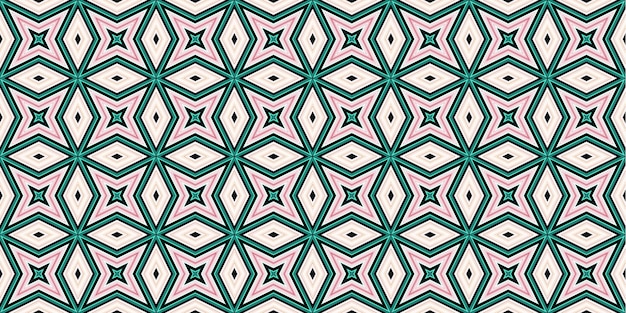 Seamless abstract patterns Background of rhombus and triangle patterns Star patterns Fashion trends