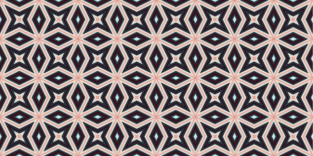 Seamless abstract patterns Background of rhombus and triangle patterns Star patterns Fashion trends