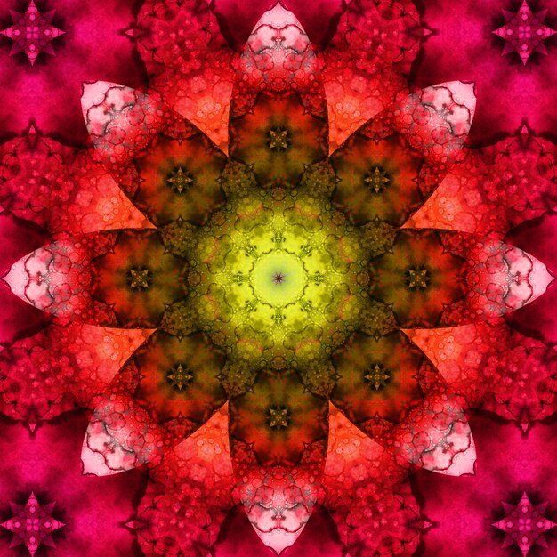 Seamless abstract square pattern Symmetrical round pattern Authors patterns