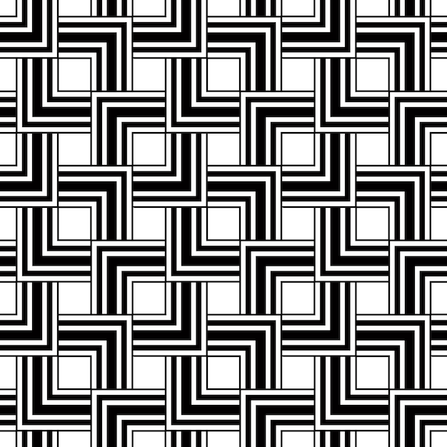seamless geometric pattern black and white simple vector background accurate editable and useful background for design or wallpaper