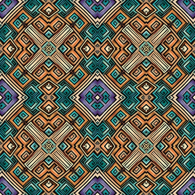 Seamless geometrical pattern