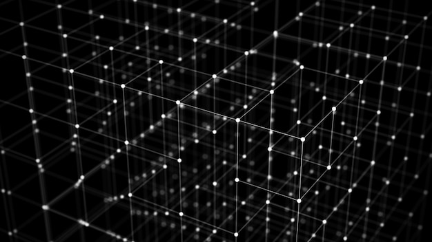 Set of abstract swirling symbols Twisted wireframe tunnel Curved shape Technology glowing polygon element