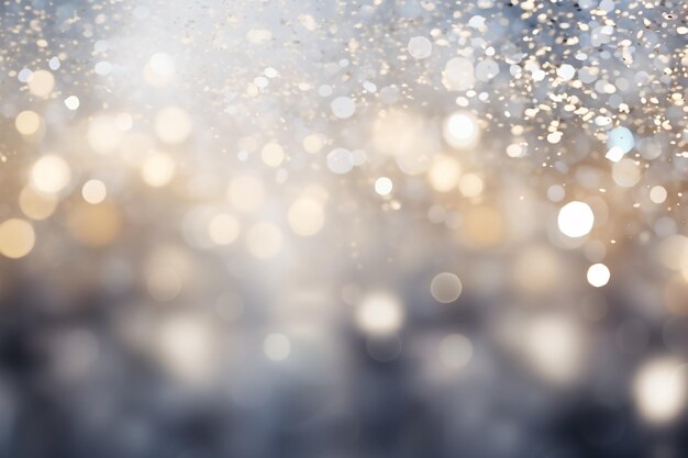 silver bokeh background silver shiny bokeh wallpaper luxury bokeh wallpaper glittering sparkles bokeh wallpaper bokeh background ai generative