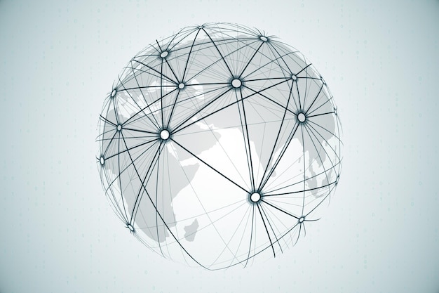 Social network and connectivity concept