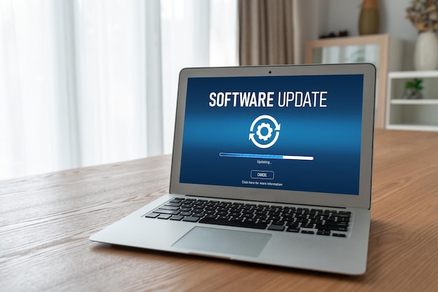 software update on computer for modish version of device software