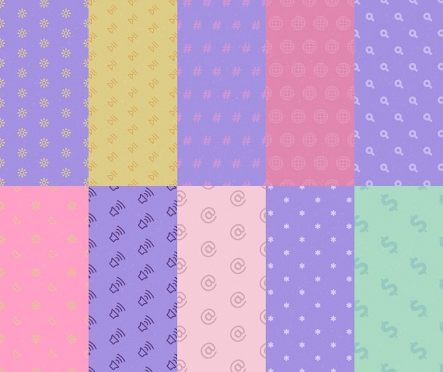 Söpöjä retrodesigneja, pystysuuntainen julistetaide