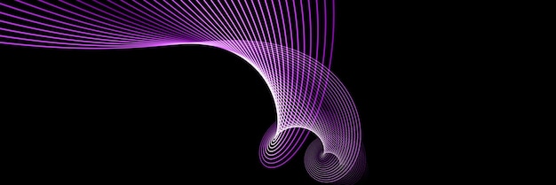 space abstraction long banner