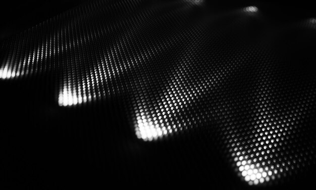 Spot photometric lights Metal textured surface Illuminated show party 3d rendering
