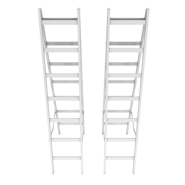 Step ladder 3d render
