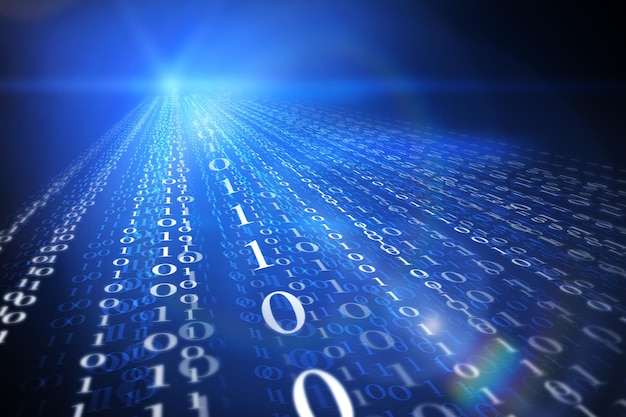 Streaming binary code background