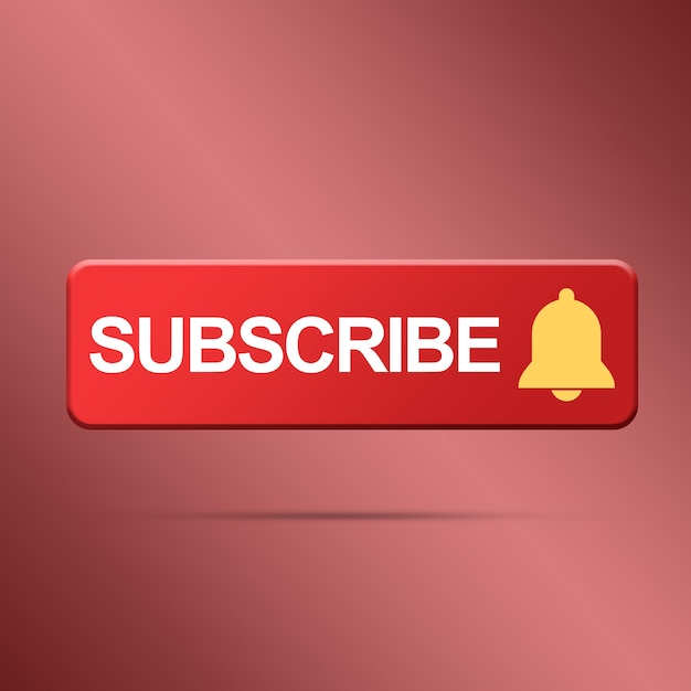 Subscribe button with bell rendering