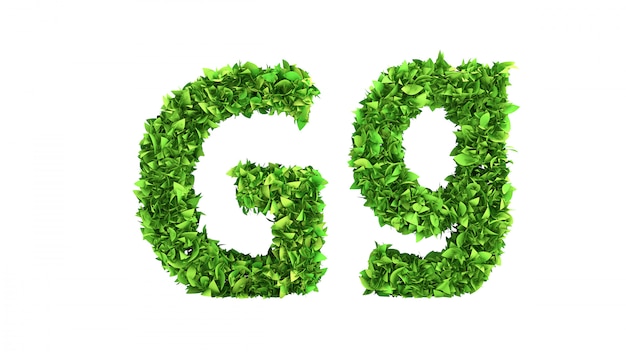 Summer font. 3d rendering.