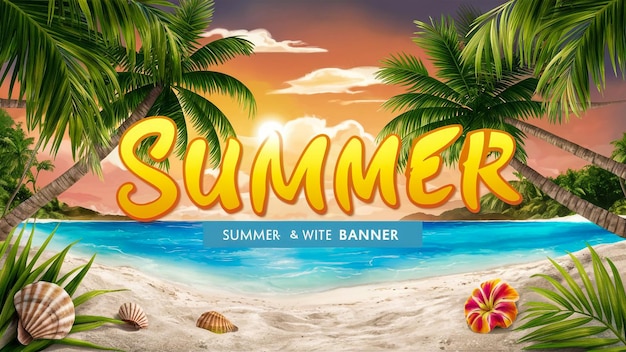 summer is on the beach and it is summer