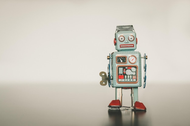 symbol for a chatbot or social bot and algorithms