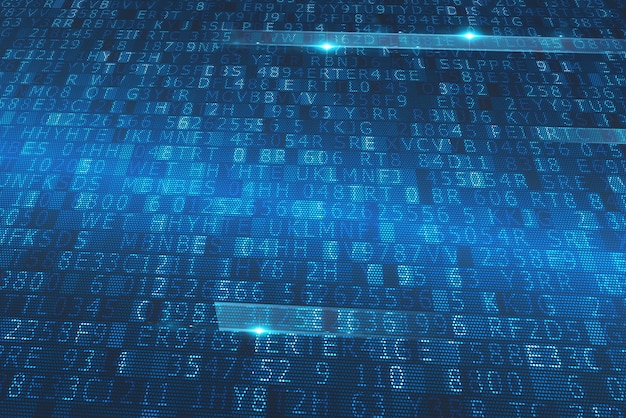 Technological sequence of numbers and letters
