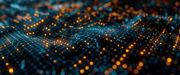 Technology Abstract Blockchain Neural Circuits Technology Abstract Background