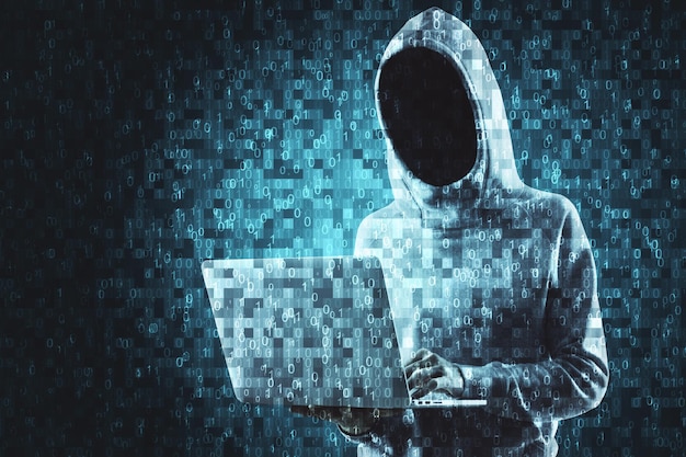 Technology and coding concept