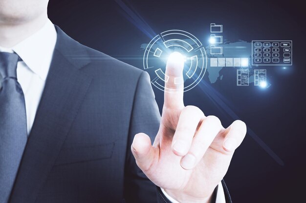 Technology and interface concept