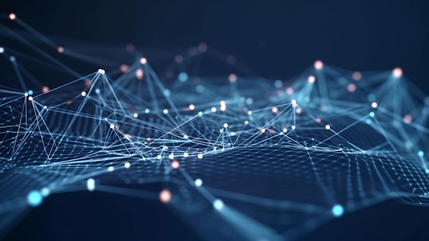 Technology connection digital data and big data concept