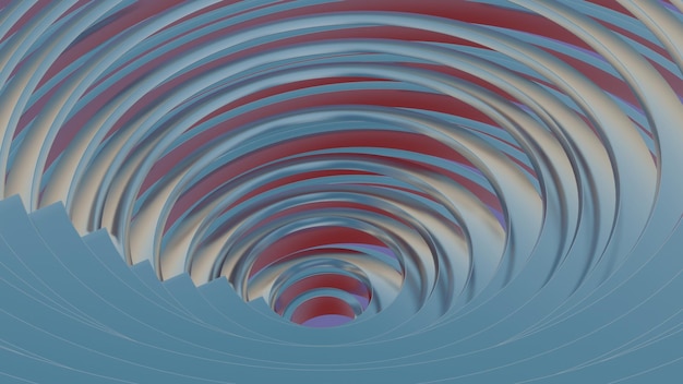 The Calm of Repetition A Study in Serene Sky Blue Circles
