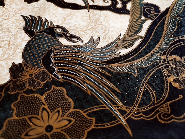 The patterns on traditional Batik presenting visual and philosophical