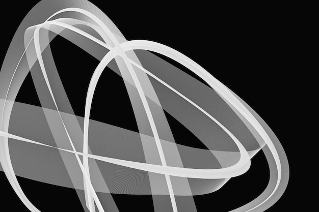 the transparent waving lines element backgrounds 3d rendering