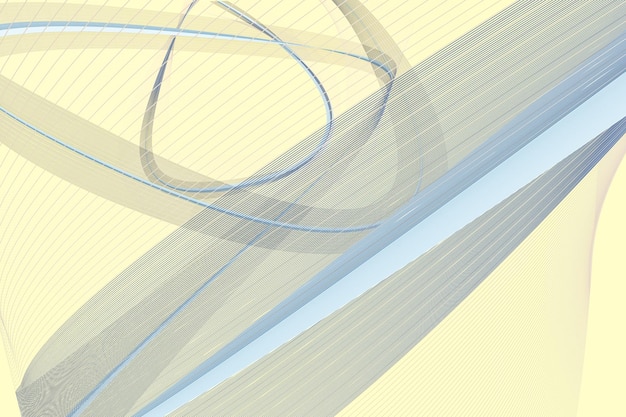 The transparent waving lines element backgrounds 3d rendering