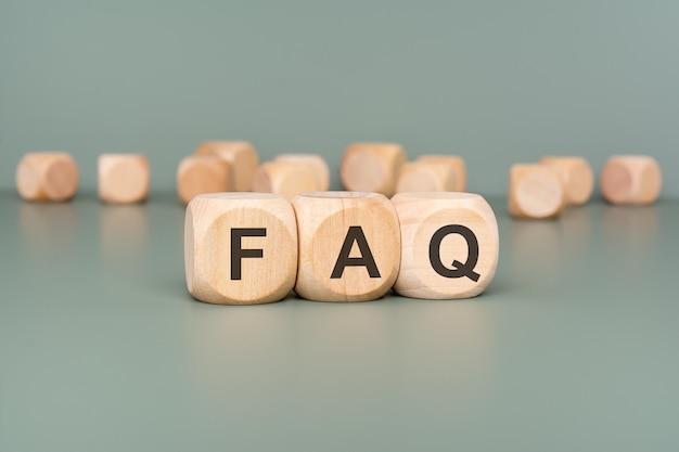 this document contains frequently asked questions faq blocks presented on a green background