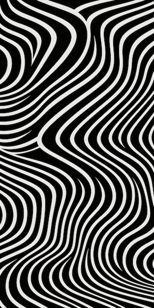 this image shows a black and white pattern with wav
