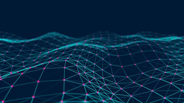 Tiedon rakenteellinen yhteys Tiedonsiirto verkkoyhteydessä Abstrakti datatausta 3D-renderöinti