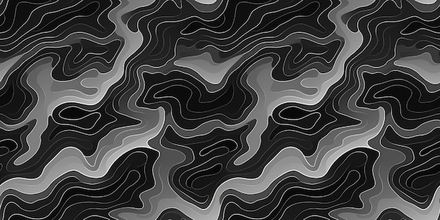 Topographic map with a repeating seamless pattern Abstract background with multi waves