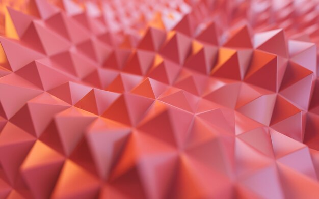 Triangle shape soundabsorbing cotton background 3d rendering