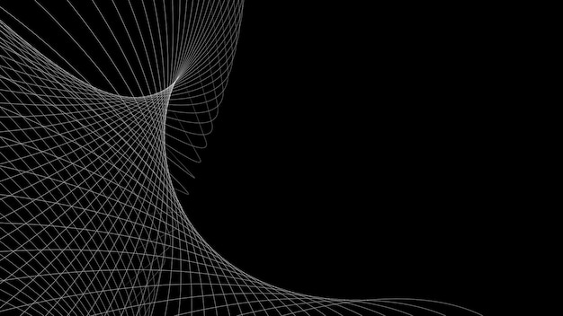 Tyylikäs abstrakti tausta lineaarisilla aalloilla. Viivojen tausta, minimalistinen tyyli