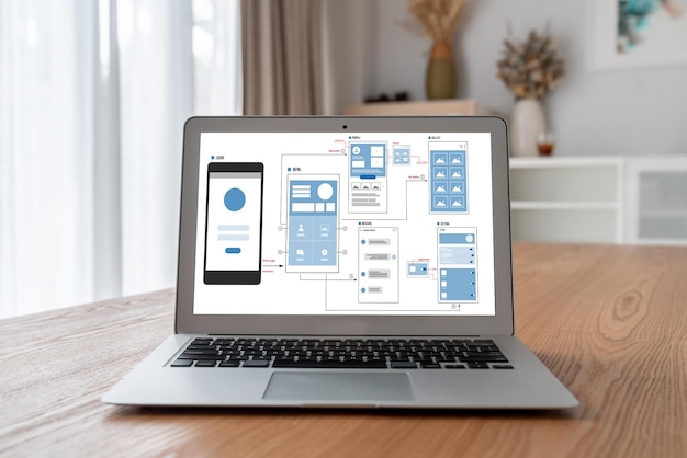 UX UI design process for modish mobile application and website