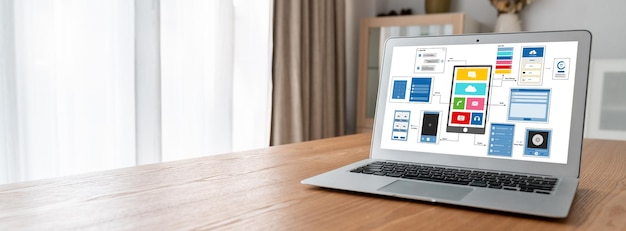 UX UI design process for modish mobile application and website