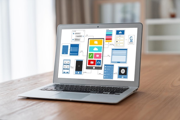 UX UI design process for modish mobile application and website