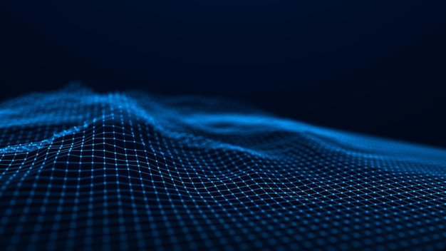 Verkkoyhteysrakenne Abstrakti teknologia tausta Tieteen tausta Big data digitaalinen tausta 3D-renderöinti