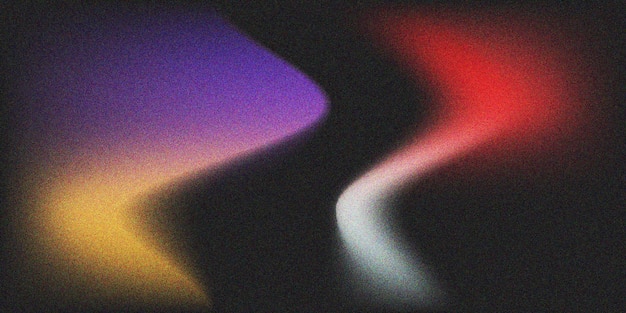 Vibrant Gradient Texture with Purple Red White and Orange Hues on Black Background Abstract Grainy Background for Modern and Creative Digital Art