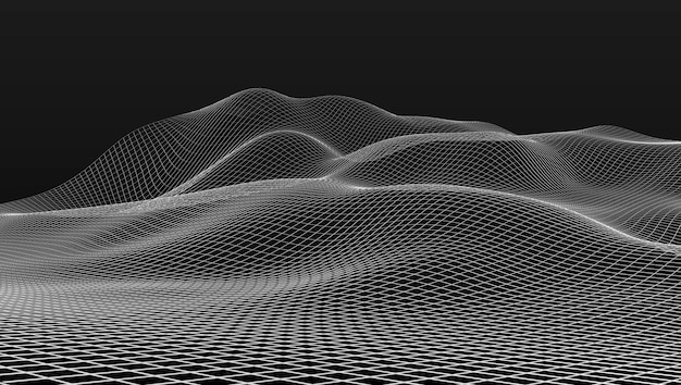 Viral mesh wire scenery