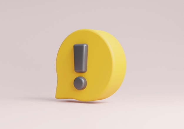 warning alert icon ui on white background