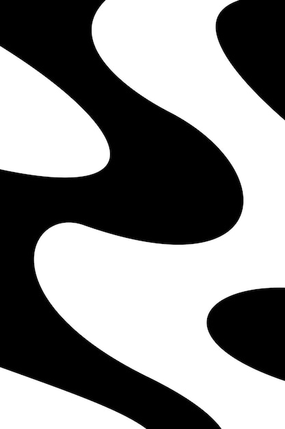 wavy black and white vector background