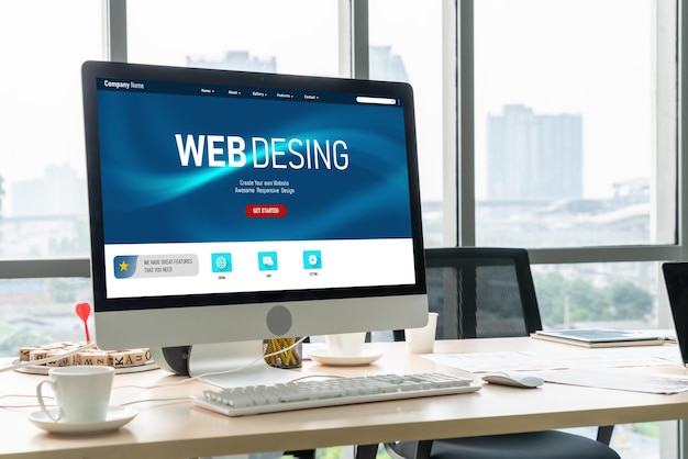Website design software provide modish template for online retail business and ecommerce
