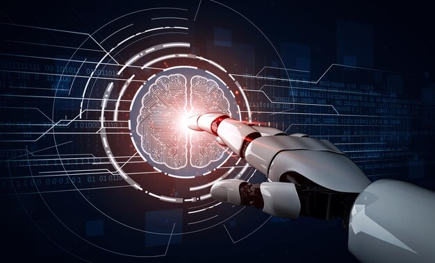 xai future artificial intelligence robot and cyborg