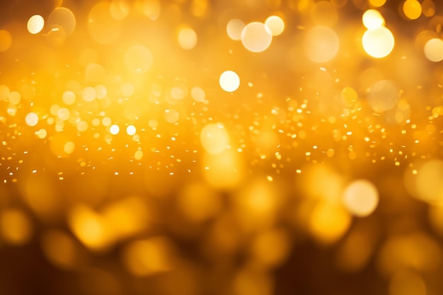 Yellow Bokeh Background Yellow Bokeh Wallpaper Yellow Bokeh Light Background Bokeh Background Blur background golden yellow bokeh background Bokeh effect background AI Generative