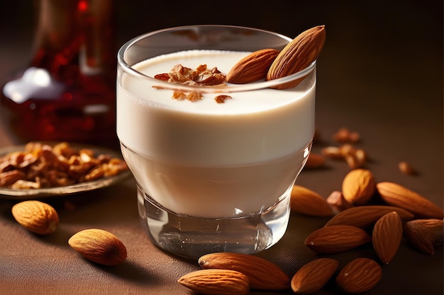 026_velvety and creamy Spanish horchata with cinnamon and almonds Generative AI