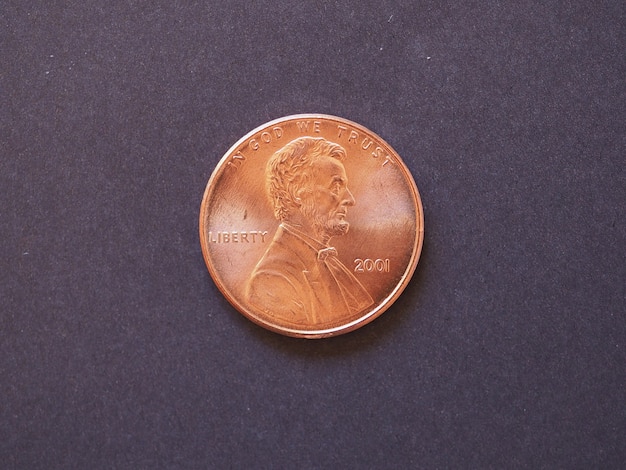 1 cent coin, United States