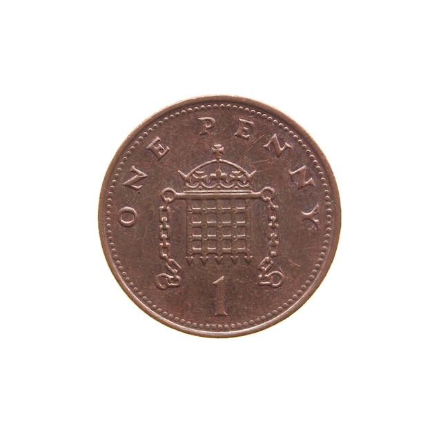 1 cent munt, Verenigd Koninkrijk