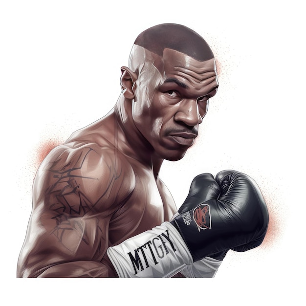 1 Mike Tyson Roars Back to the Ring Unleashing His Power in Captivating 2D Art Style with a Clean